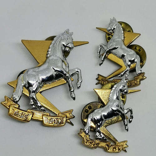 Set of SADF Technical Service Corps cap and collar badge