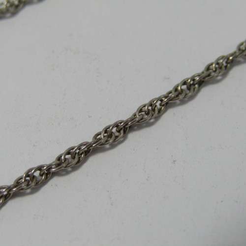 Vintage African motif necklace in sterling silver - weight 14.6g - 46cm