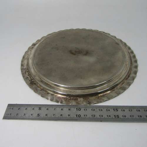 Vintage President silver plated cheese dish with lid