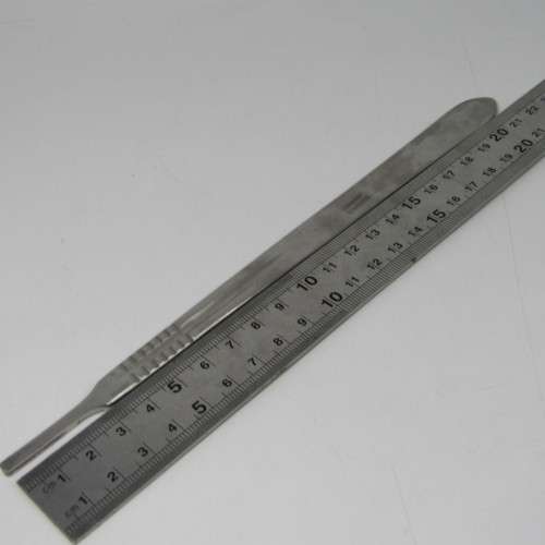 Lot of 9 stainless steel Dentist scalpal handles