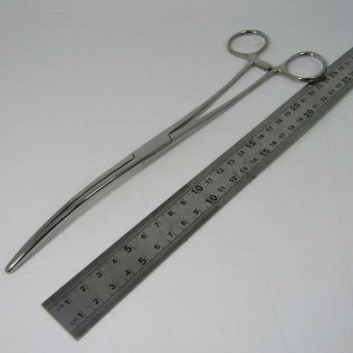 Lot of 6 Dentist clamps with curved fronts