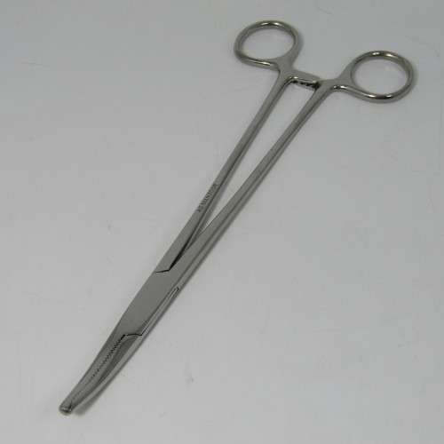 Lot of 6 Dentist clamps with curved fronts