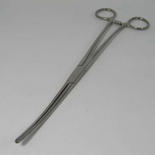 Lot of 6 Dentist clamps with curved fronts
