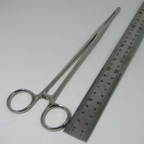 Lot of 5 Dentist extra long clamps and tools