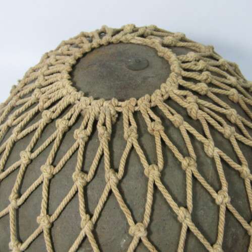 WW2 South African steel brodie helmet with netting