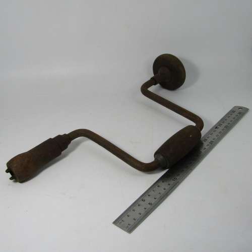 Vintage wood drill (omslag boor) - lot of 2