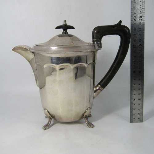 Art Deco silver plated coffee pot made in Sheffield