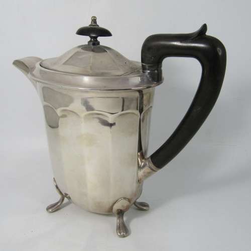Art Deco silver plated coffee pot made in Sheffield