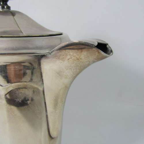 Art Deco silver plated coffee pot made in Sheffield