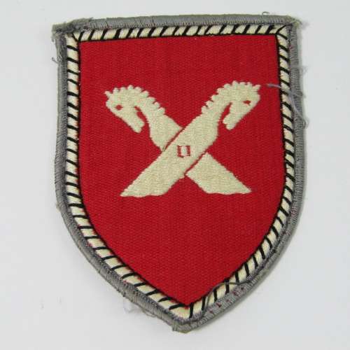 German Army 3rd Panzer division cloth patch
