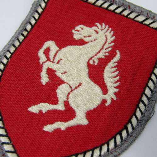 German Army 21st Panzer brigade cloth patch