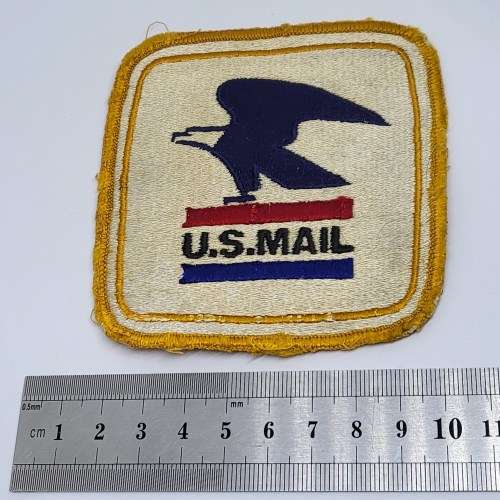 Vintage US  Mail post office cloth patch