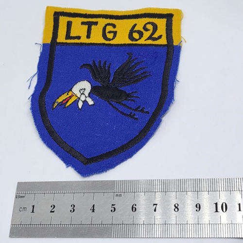 Vintage German Air Force 62 Air Transport squadron cloth badge