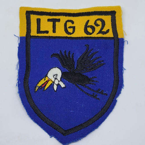 Vintage German Air Force 62 Air Transport squadron cloth badge