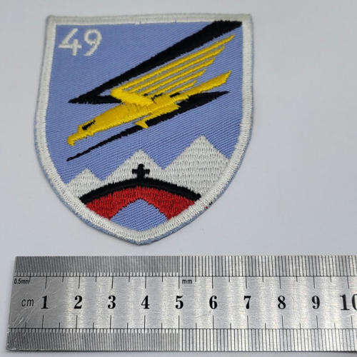 Vintage German Air force 49 Fighter Bomber squadron cloth patch