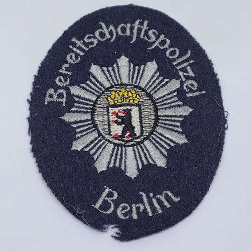 German Berlin city Riot police cloth patch