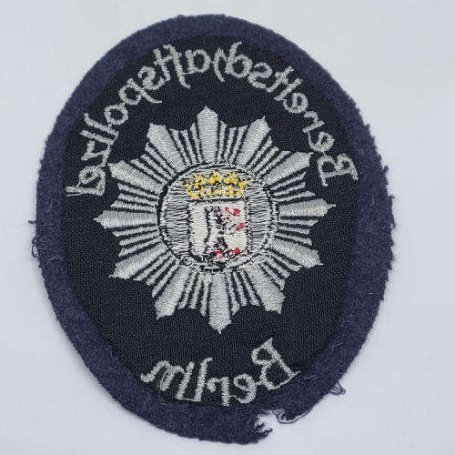 German Berlin city Riot police cloth patch