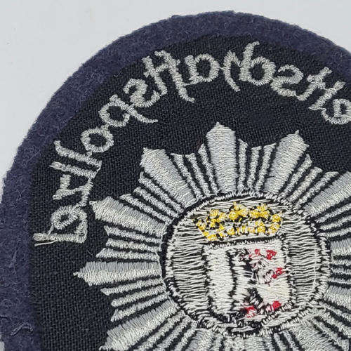 German Berlin city Riot police cloth patch