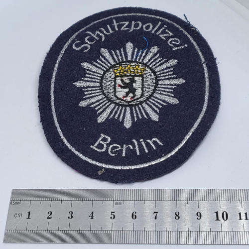 German Berlin city security police cloth patch