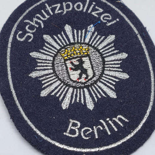 German Berlin city security police cloth patch