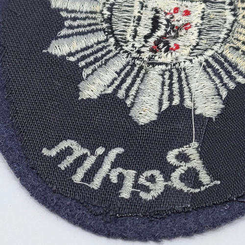 German Berlin city security Police cloth patch