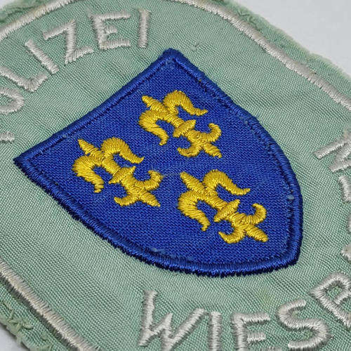 German Wiesbaden city police cloth patch