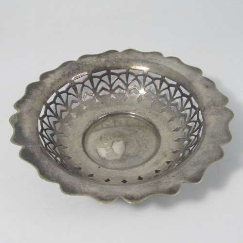 Vintage silver plated sweets bowl