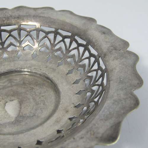 Vintage silver plated sweets bowl