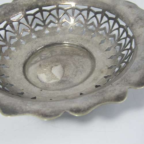 Vintage silver plated sweets bowl