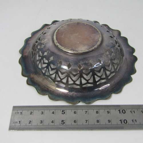 Vintage silver plated sweets bowl