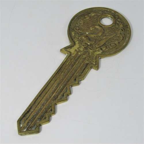 Large vintage 21st birthday key