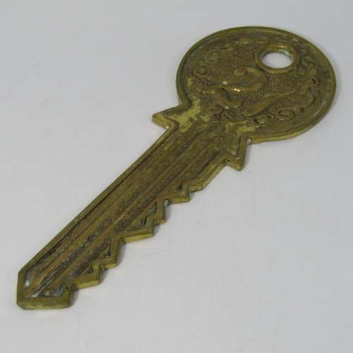 Large vintage 21st birthday key