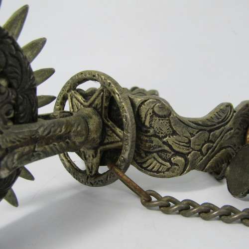 Conquistador Style wedding spurs - heavily decorated