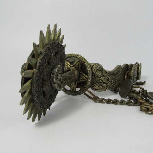 Conquistador Style wedding spurs - heavily decorated