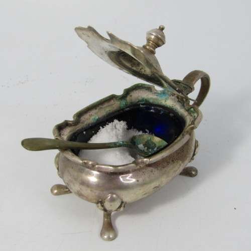 Silver plated condiment set - made for William Spillaus and Co.