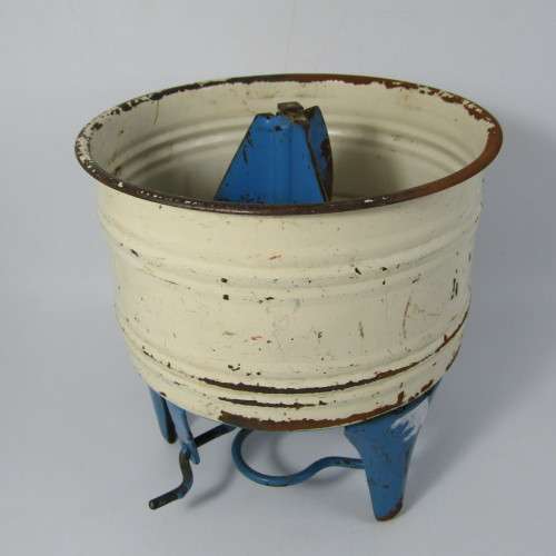 Vintage childs toy washing machine - pressed metal
