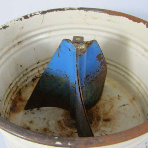 Vintage childs toy washing machine - pressed metal