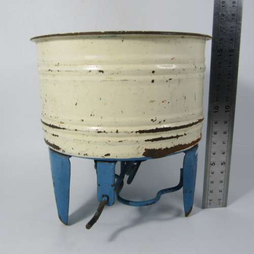 Vintage childs toy washing machine - pressed metal
