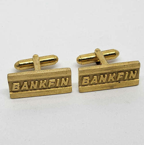 Pair of Banktin cufflinks
