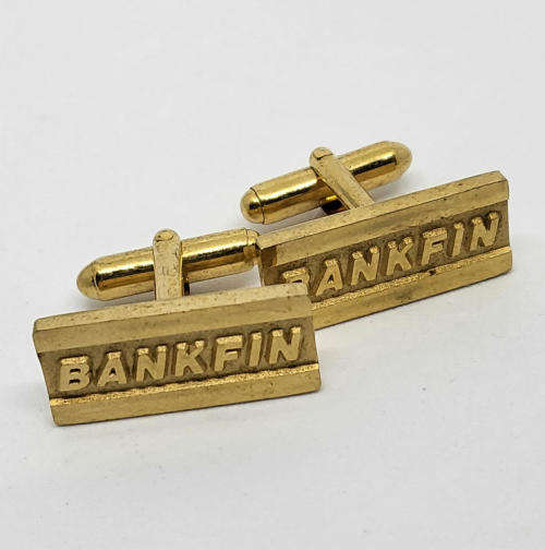 Pair of Banktin cufflinks