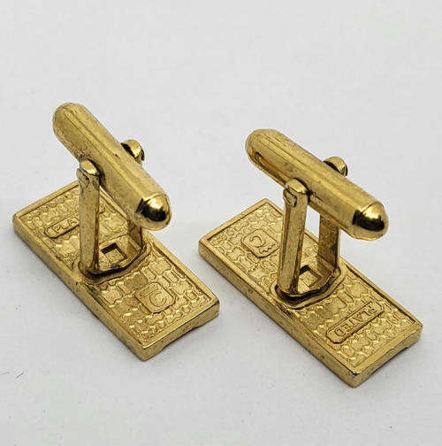 Pair of Banktin cufflinks