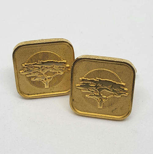 Pair of First National Bank cufflinks