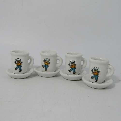 Vintage miniature crockery - 14 pieces
