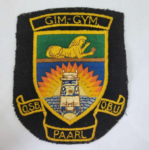 Vintage Paarl Gymnasium OSB-OBU cloth badge