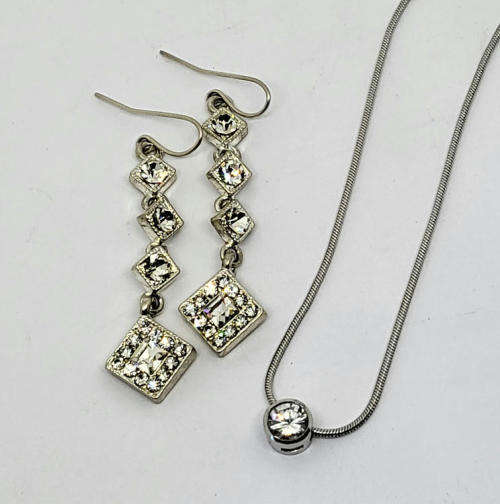 Honey necklace and earrings