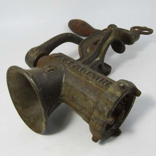 Vintage No. 5 Reliance Husqvarna meat mincer