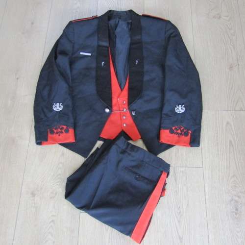SADF Mess dress tunic , waistcoat and trousers of Warrant Officer du Plessis, SA Signal corps