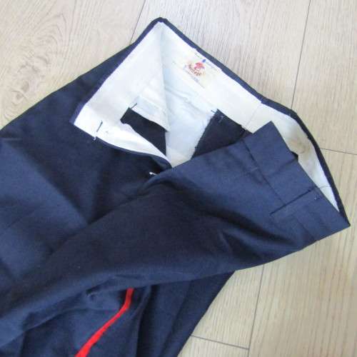 Royal Army mess dress trousers with red line - waist 35cm, length 105cm