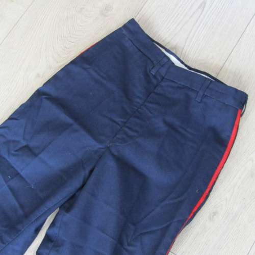 Royal Army mess dress trousers with red line - waist 35cm, length 105cm