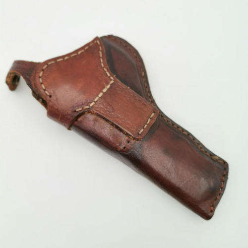 Vintage Leather revolver gun holster